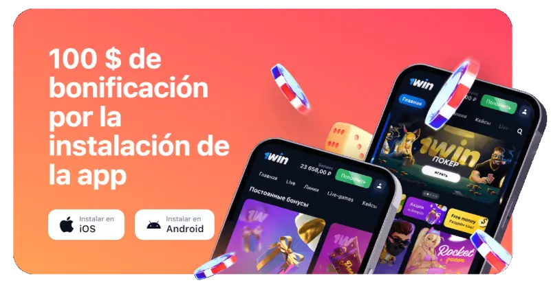 Bono de 100$ por instalar la 1Win App Casino 1Win App Casino